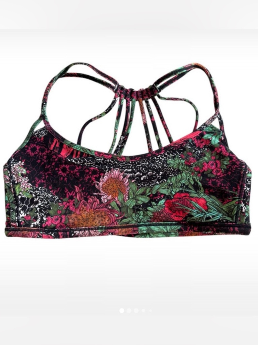 SOLD Lululemon Free To Be Moved Bra - Zen Garden Multi Size 8